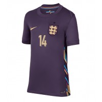 Echipament fotbal Anglia Ezri Konsa #14 Tricou Deplasare European 2024 pentru femei maneca scurta